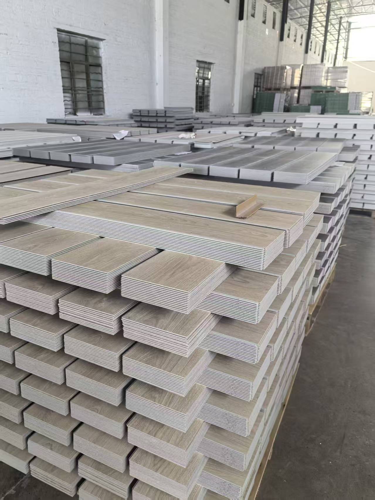 SPC flooring finished stock