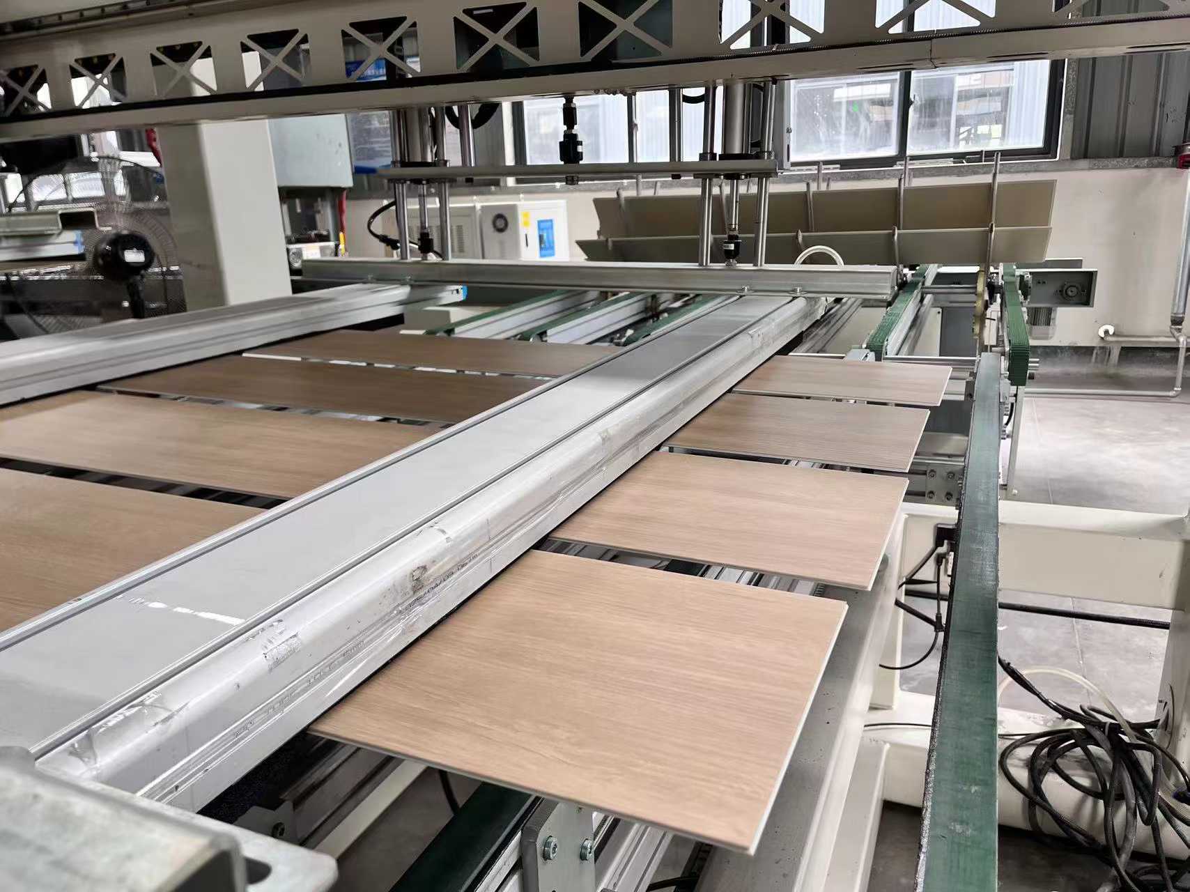 SPC flooring production